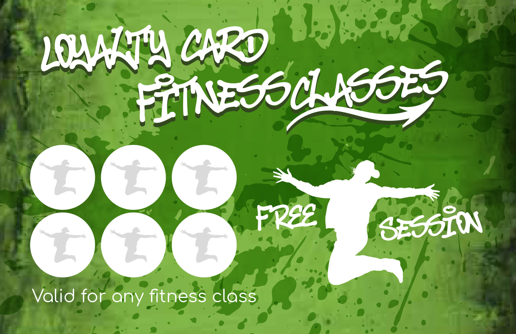 picture of the fitness loyalty card to help combat trampoline park prices